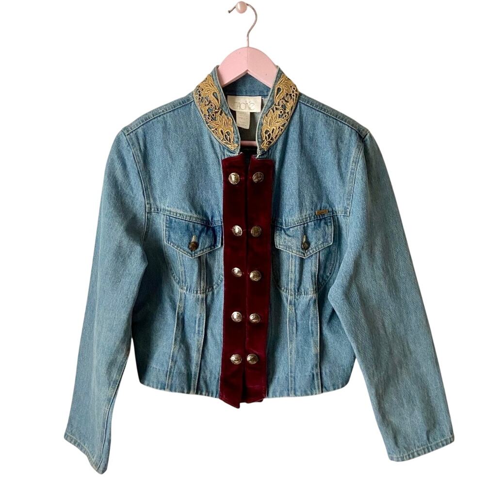 Vintage 80s Caché X-R Denim Jacket